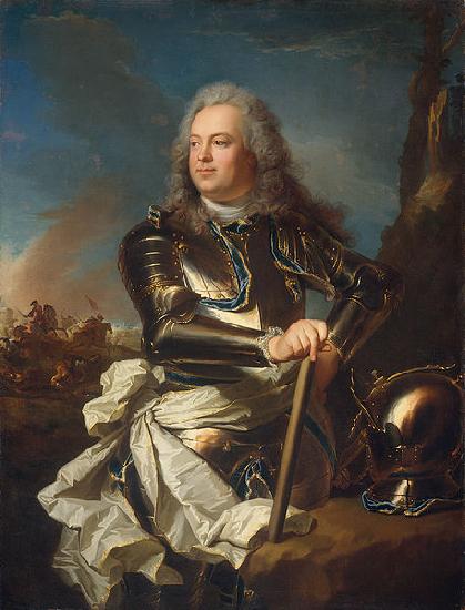 Hyacinthe Rigaud Portrait of Louis Henri de La Tour d Auvergne Sweden oil painting art